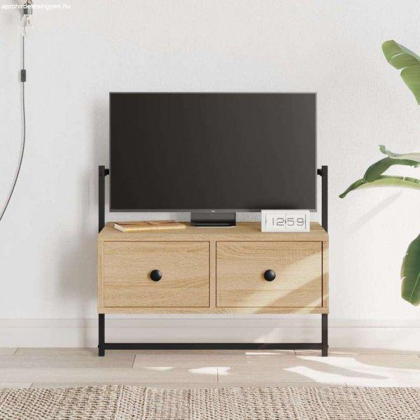 vidaXL sonoma tölgy műfa fali TV szekrény 60,5x30x51 cm