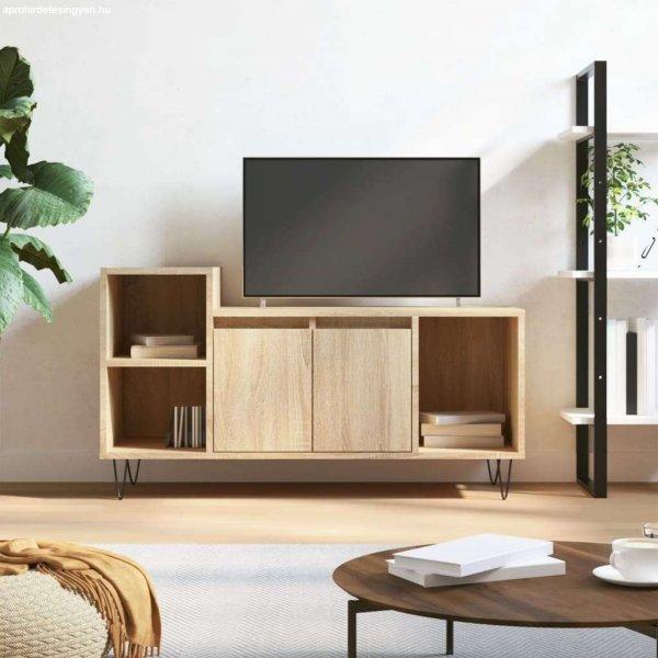 vidaXL sonoma tölgyszínű szerelt fa TV-szekrény 100x35x55 cm