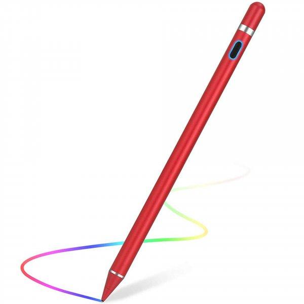 Techsuit - Stylus Pen (JA05) - Aktív, alumíniumötvözet, Android, iOS,
Microsoft, töltőkábellel - piros (KF232692)