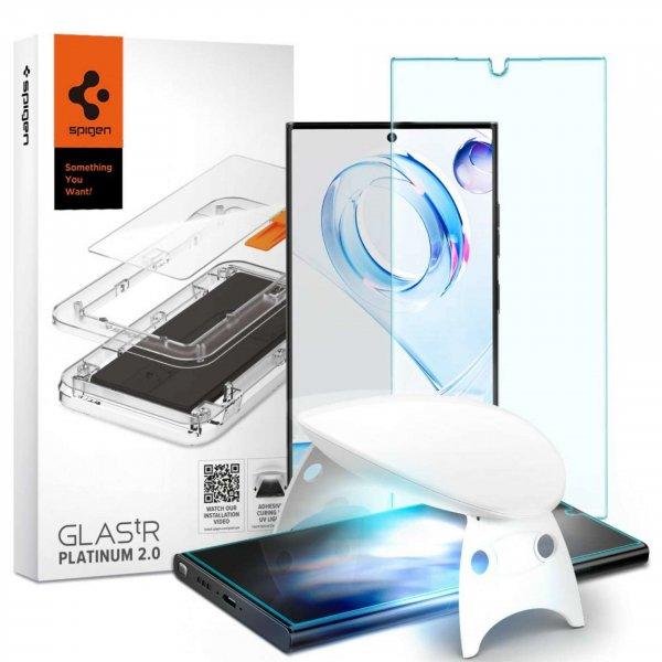 Spigen - Glas.tR platina UV fény - Samsung Galaxy S23 Ultra - átlátszó
(KF2312040)