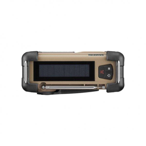 Sangean MMR-99 Desert Tan FM / AM / Bluetooth napelemes vészhelyzet rádió
(barna)