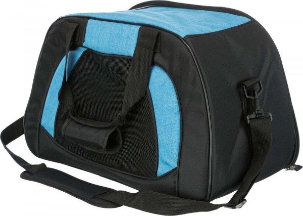 Trixie Kilian Állatszállító táska, max. 6 kg, 48 x 31 x 32 cm, Fekete/Kék