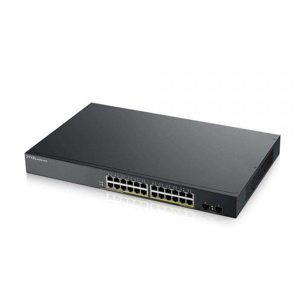 ZyXEL GS1900-24EP 12port GbE LAN + 12port PoE LAN (130W) smart menedzselhető
switch