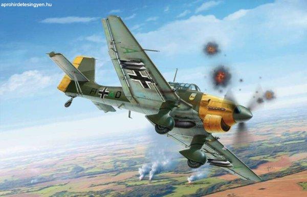 Italeri Junkers JU-87 B Stuka Battle of Britan repülőgép műanyag modell
(1:48)