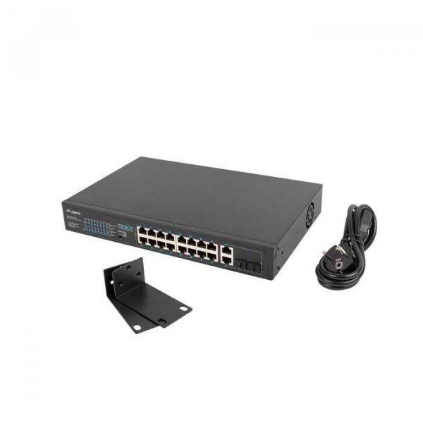 Lanberg RSFE-16P-2C-250 Gigabit Switch