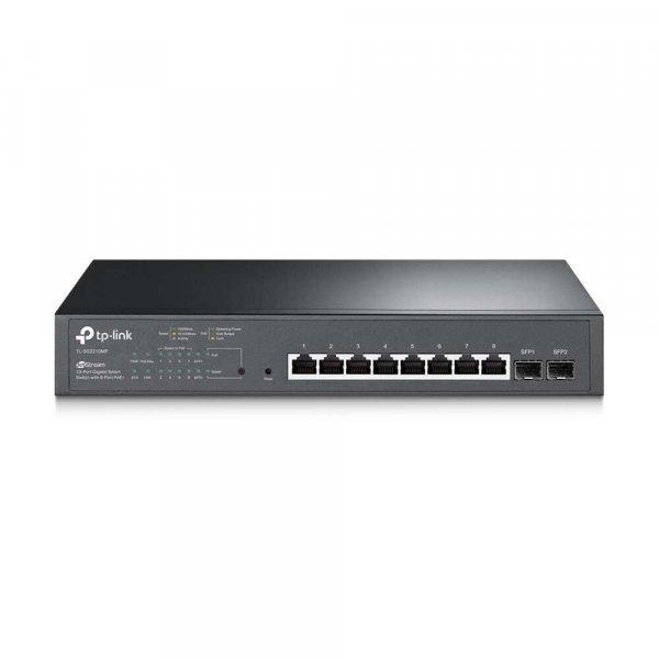 TP-Link TL-SG2210MP Switch 8x1000Mbps (8xPOE+) + 2xSFP, Menedzselhető,
TL-SG2210MP