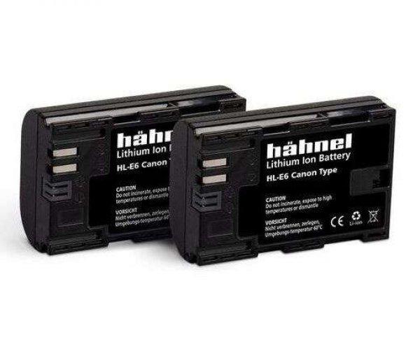 Hahnel HL-E6 Twin Pack akkumulátor szett (Canon LP-E6, 1650mAh) (1000 160.1)