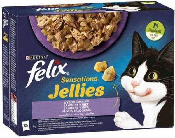 Felix Sensations Jellies alutasakos macskaeledel – Vegyes válogatás
aszpikban – Multipack (9 karton = 9 x 12 x 85 g) 9180 g