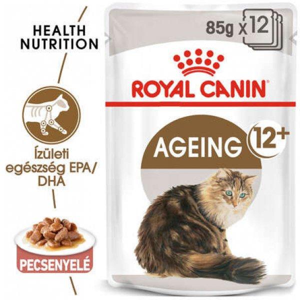 Royal Canin Ageing 12+ Gravy - Idős macska szószos nedves táp (48 x 85 g)
4.08 kg