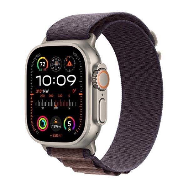 Apple Watch Ultra 2 GPS + Cellular, 49mm Titanium Case Indigo Alpine Loop-pal -
Kicsi
