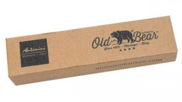Old Bear Classic Olive fa kés, 80 mm-es penge