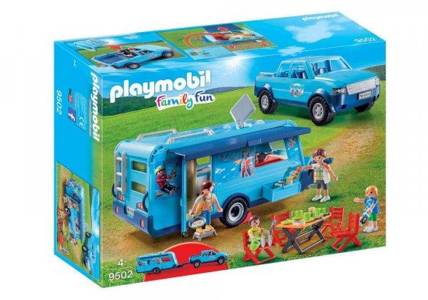Playmobil 9502 Pick-up lakókocsival