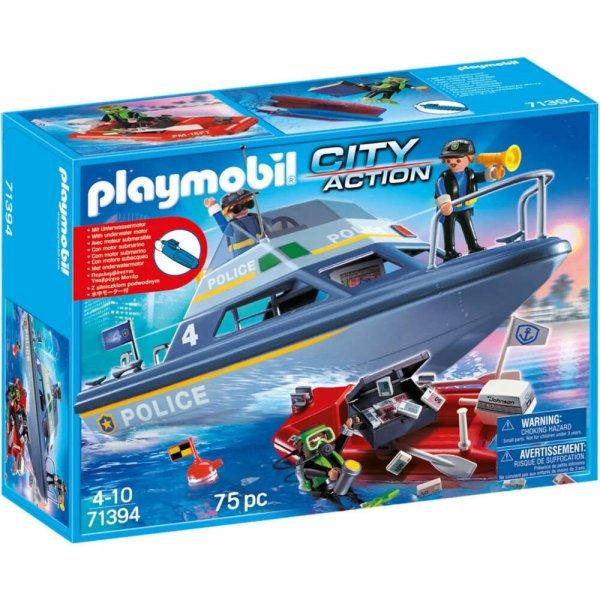 Playmobil 71394 Rendőrségi motorcsónak víz alatti motorral