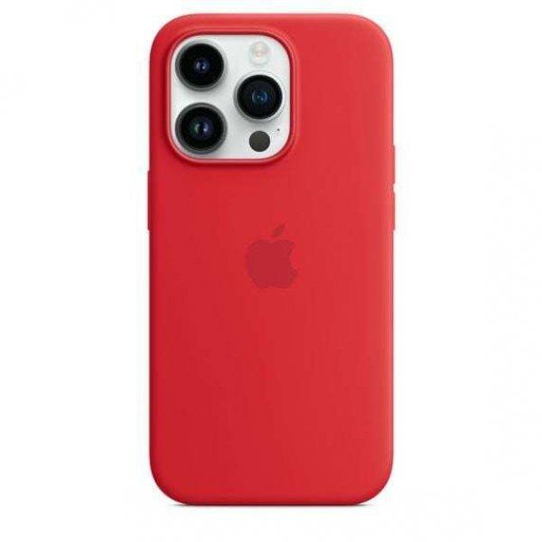 Apple MagSafe-rögzítésű iPhone 14 Pro szilikontok (PRODUCT)RED - piros
(MPTG3ZM/A)