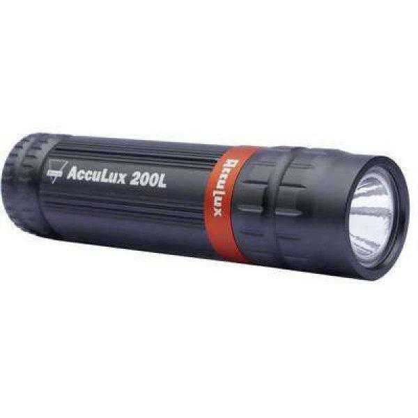 AccuLux 200L LED Kézilámpa Elemekről üzemeltetett 200 lm 124 g