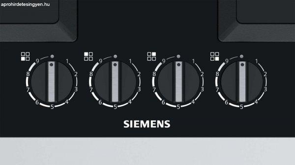 Siemens EP6A6PB20 főzőlap Fekete Beépített Gáz 4 zóna