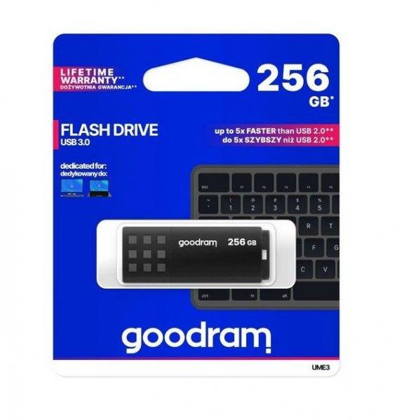 Goodram 256GB USB 3.0 fekete pendrive Artisjus matricával - UME3-2560K0R11
