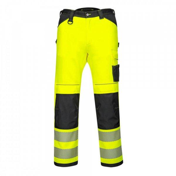 Portwest PW3 Hi-Vis könnyű stretch nadrág (sárga / fekete 40/XL)