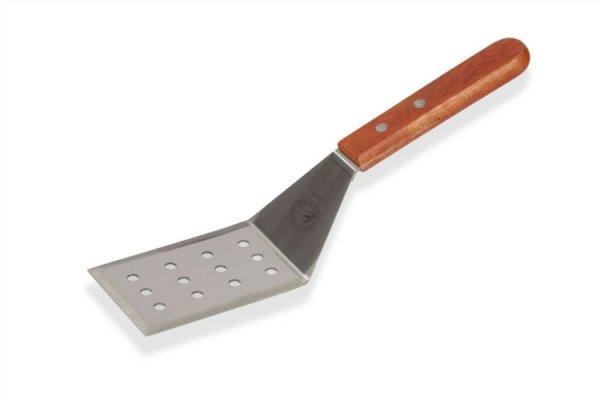 29 cm-es rozsdamentes lyukacsos hajlított tészta spatula