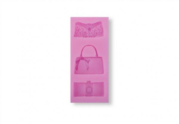 3 adagos női táska készítő szilikon fondant forma