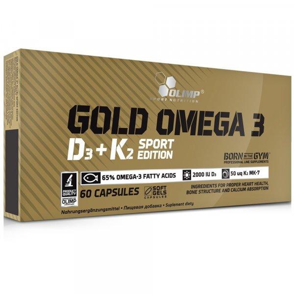 Olimp Gold Omega 3 Sport Edition D3 + K2 SE 60 kapszula