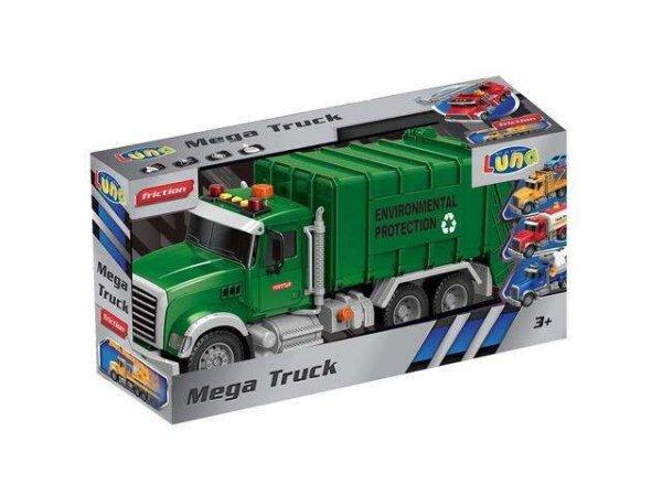 Mega Truck: Szelektív hulladékszállító kamion fénnyel és hanggal
40x14x21cm