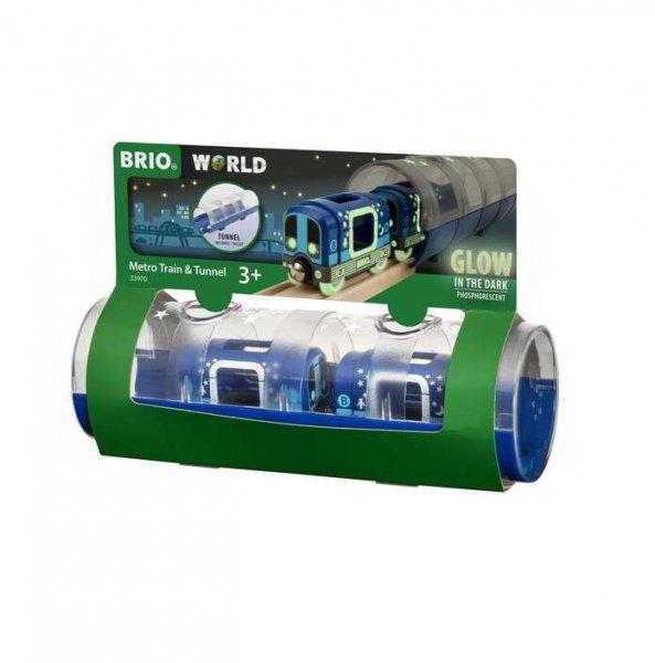 Brio: Világító vonat és alagút - Kék