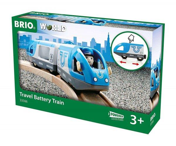 BRIO World Elemes utasszállító vonat - Kék