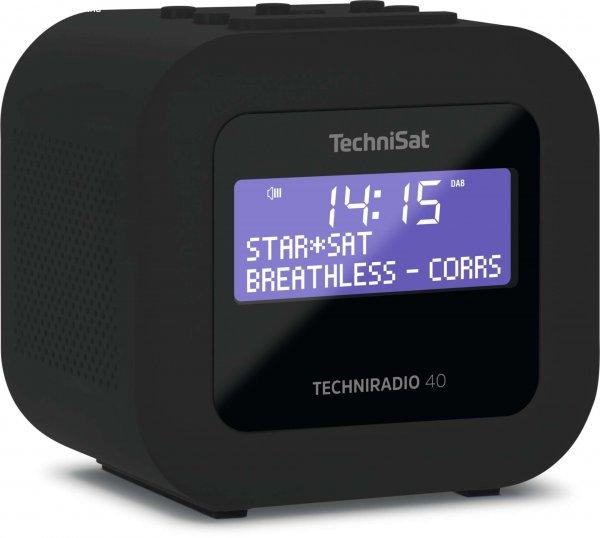 TechniSat TECHNIRADIO 40 Rádiós ébresztő óra - Fekete