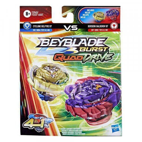 Hasbro Beyblade Burst QuadDrive Cyclone Belfyre F7 és Berserk Balderov B7
készlet