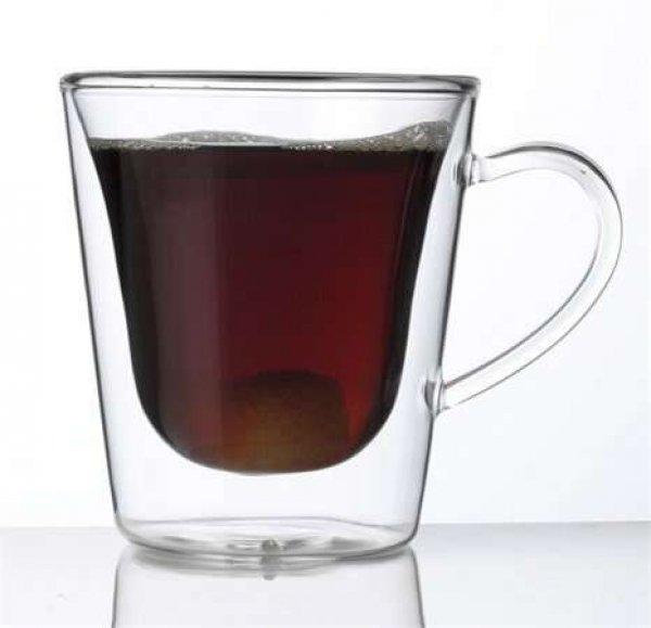 Thermo 29,5 cl 2 db-os duplafalú üveg kávés-teás bögre szett