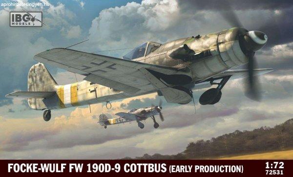 IBG Models Focke Wulf Fw 190D-9 Cottbus vadászrepülőgép műanyag modell
(1:72)