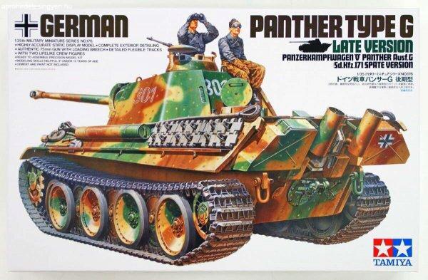 Tamiya Panther Type G Late Version tank műanyag modell (1:35)