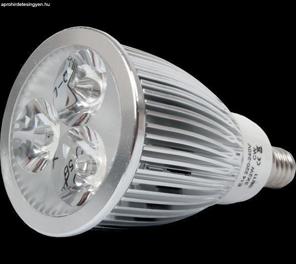 LED lámpa E-14 6W Power meleg fehér