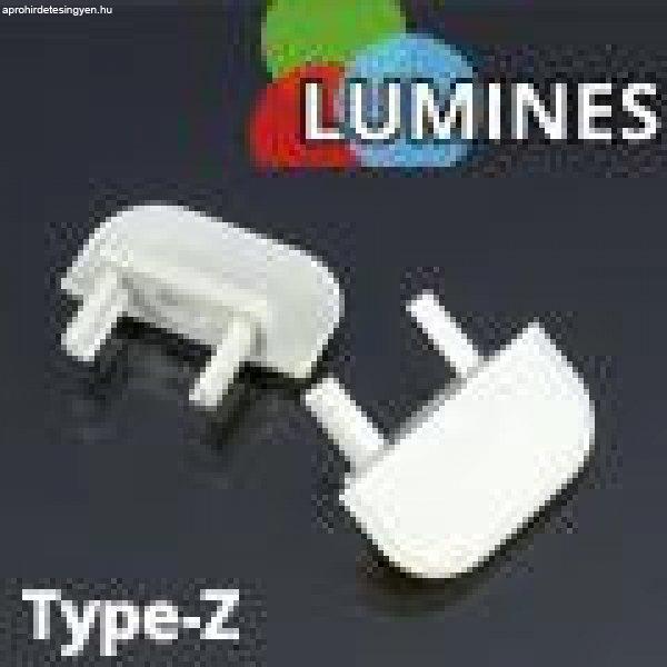 Lumines Alu profil eloxált Type-Z végzáró (szürke)