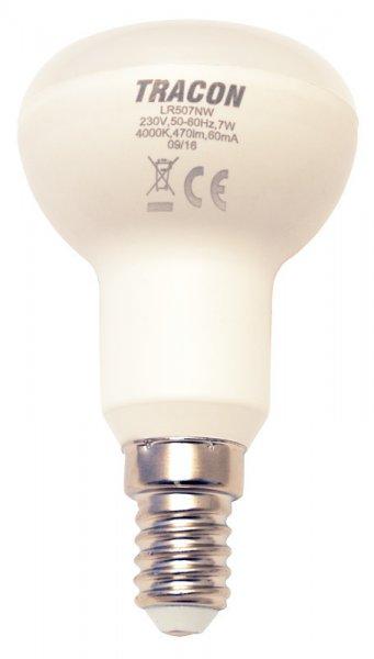 LED lámpa E14 (7W/120°) Körte meleg fehér