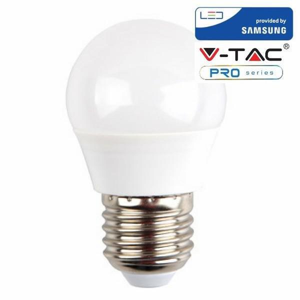 LED lámpa E27 (4,5Watt/180°) PRO - hideg fehér, Samsung