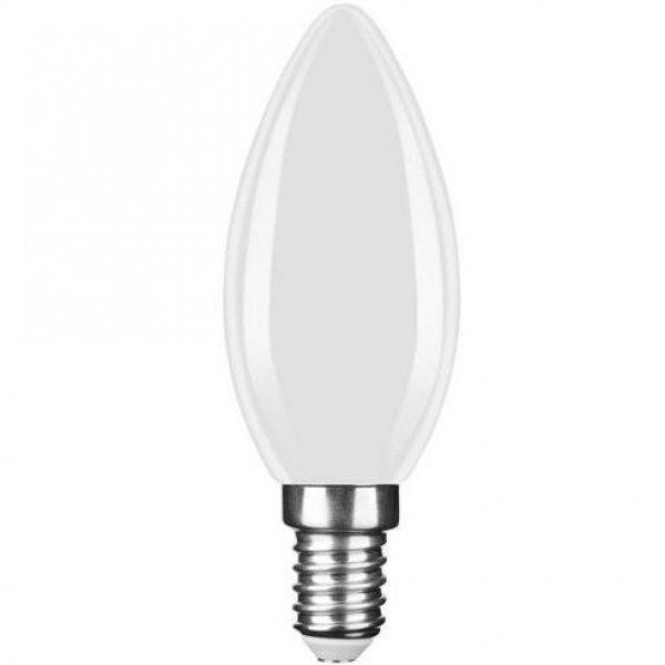 LED lámpa E14 gyertya filament meleg fehér 4W 360°
