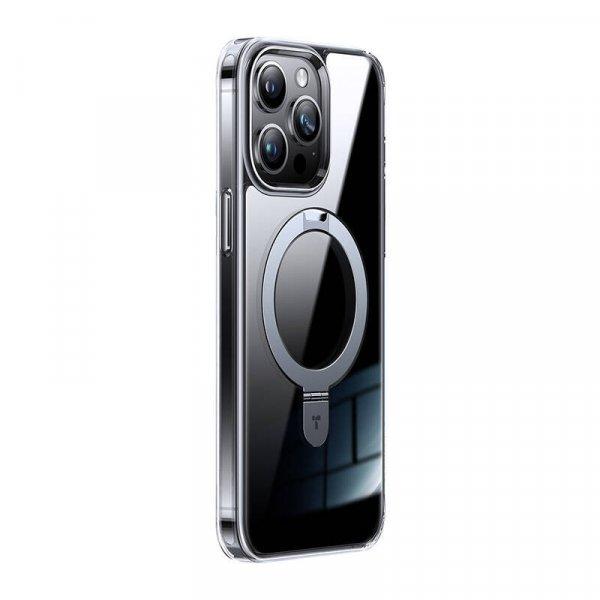 Torras UPRO Ostand átlátszó tok iPhone 15 Pro készülékhez (átlátszó)