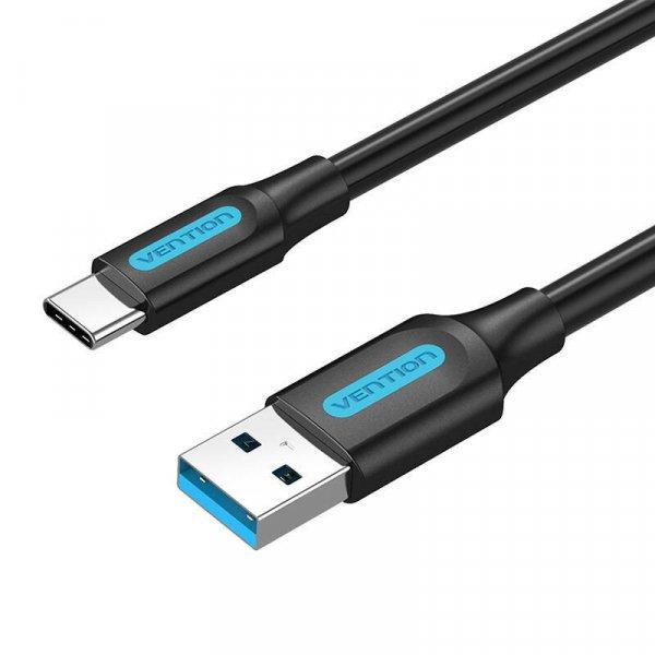 Szellőztetés COZBG USB 3.0 - USB-C kábel (1,5 m, fekete)