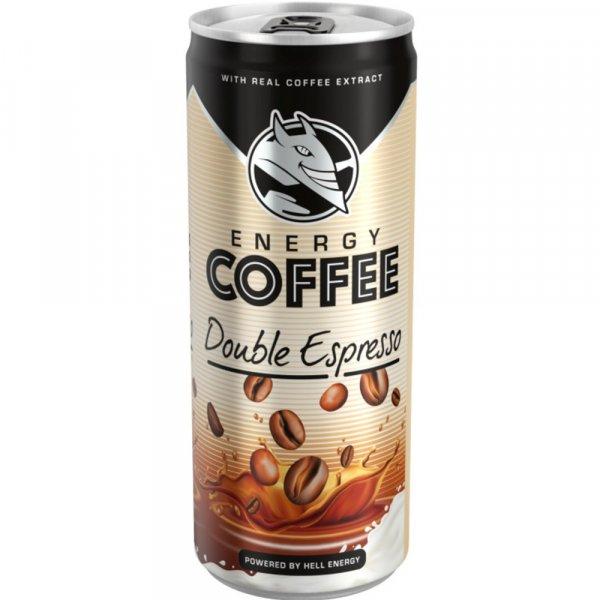 Kávéital 0,25l HELL Energy Coffee Double Espresso 24 db/csom