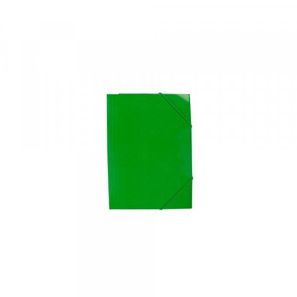 Gumis mappa A4, 400g. karton EVOffice zöld