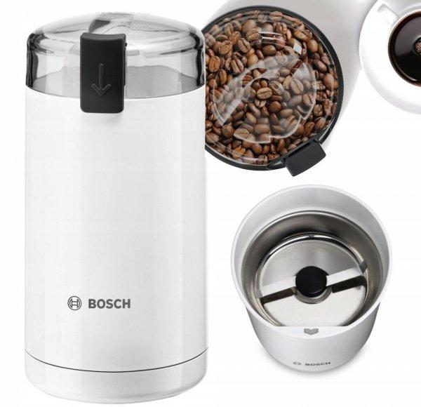 Bosch TSM6A011W fehér elektromos kávédaráló, Coffee Grinder, 180W 75g
kávéőrlő (9 csésze kapacitás)