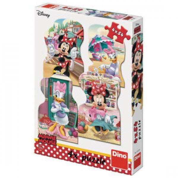 Dino Puzzle 4x54 db - Minnie és Daisy