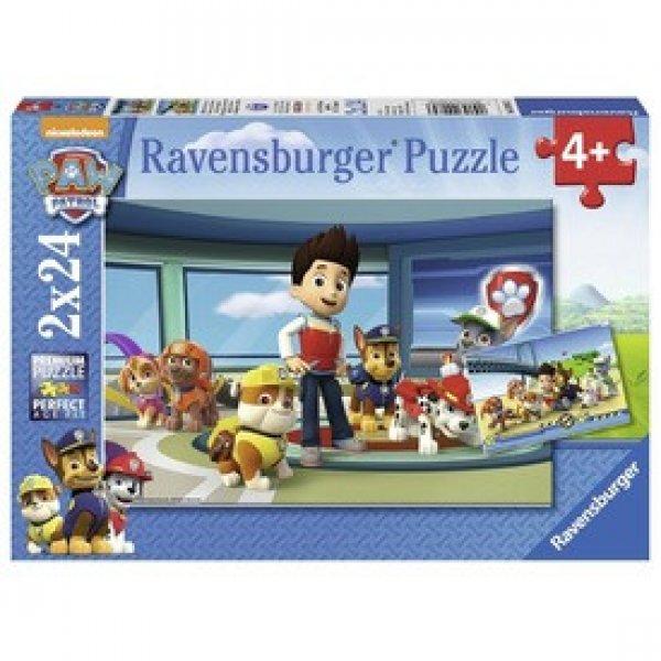 Ravensburger: Mancs őrjárat jó szimat 2 x 24 darabos puzzle