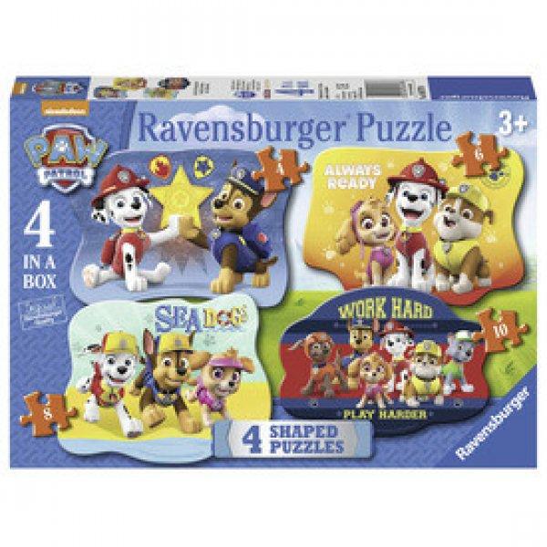 Ravensburger: Puzzle 4in1 - Mancs Őrjárat