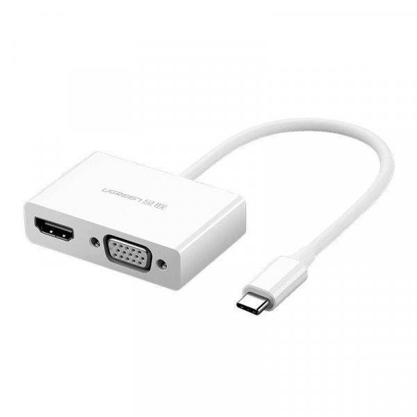 USB-C-HDMI + VGA adapter UGREEN MM123 (fehér)