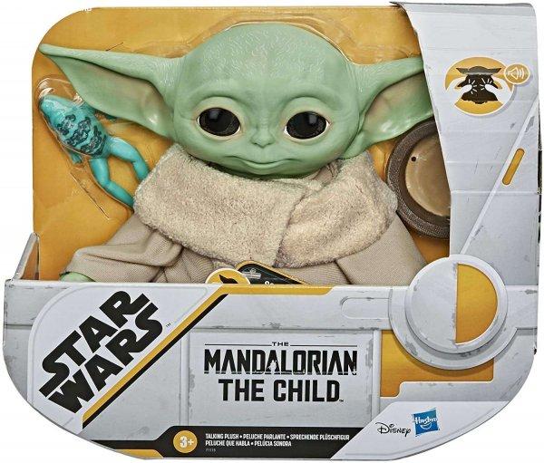 Hasbro Interaktív plüss kiegészítőkkel - Baby Yoda 19cm #zöld