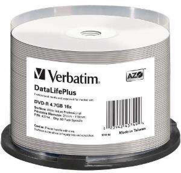 Verbatim 4,7GB 16x DVD-R lemez 50db/henger