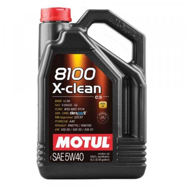 Motul 8100 X-clean 5W-40 5L motorolaj